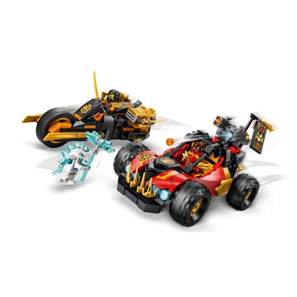 LEGO® Ninjago - Vehiculele transformabile ale lui Kai si Cole (71864)