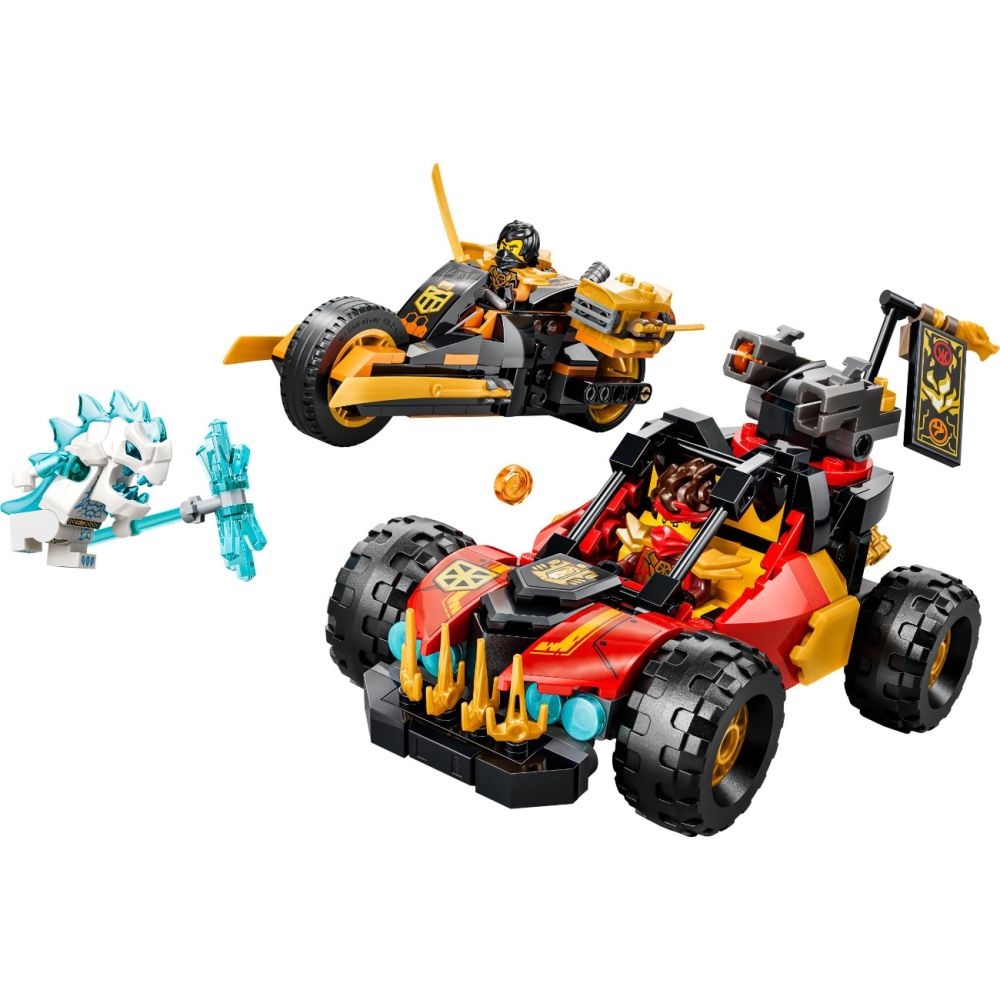 LEGO® Ninjago - Vehiculele transformabile ale lui Kai si Cole (71864)