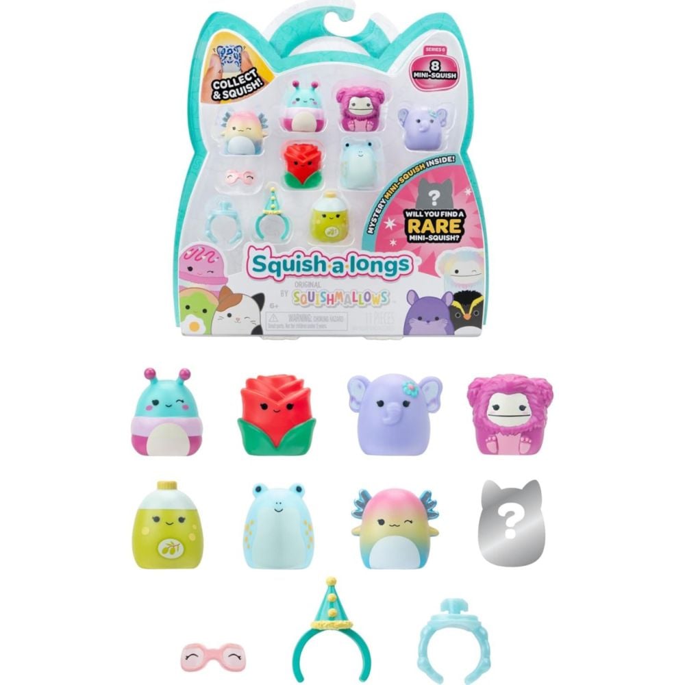 Set 8 figurine, Squishmallows, Squish a longs