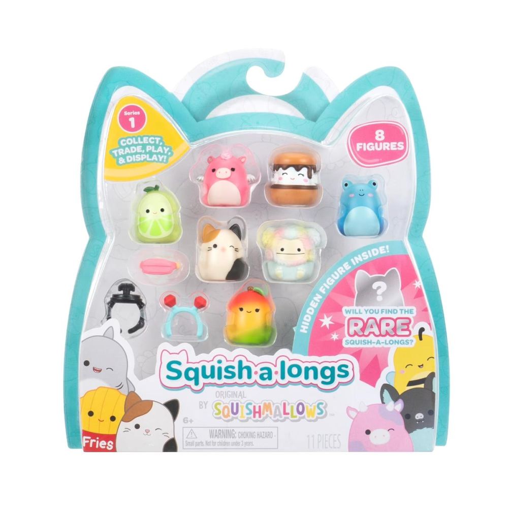 Set 8 figurine, Squishmallows, Squish a longs