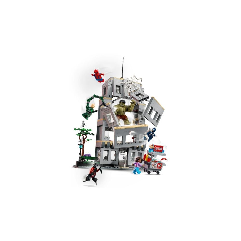 LEGO® Marvel Super Heroes - Confruntarea memorabila dintre Omul-Paianjen si Hulk (76350)