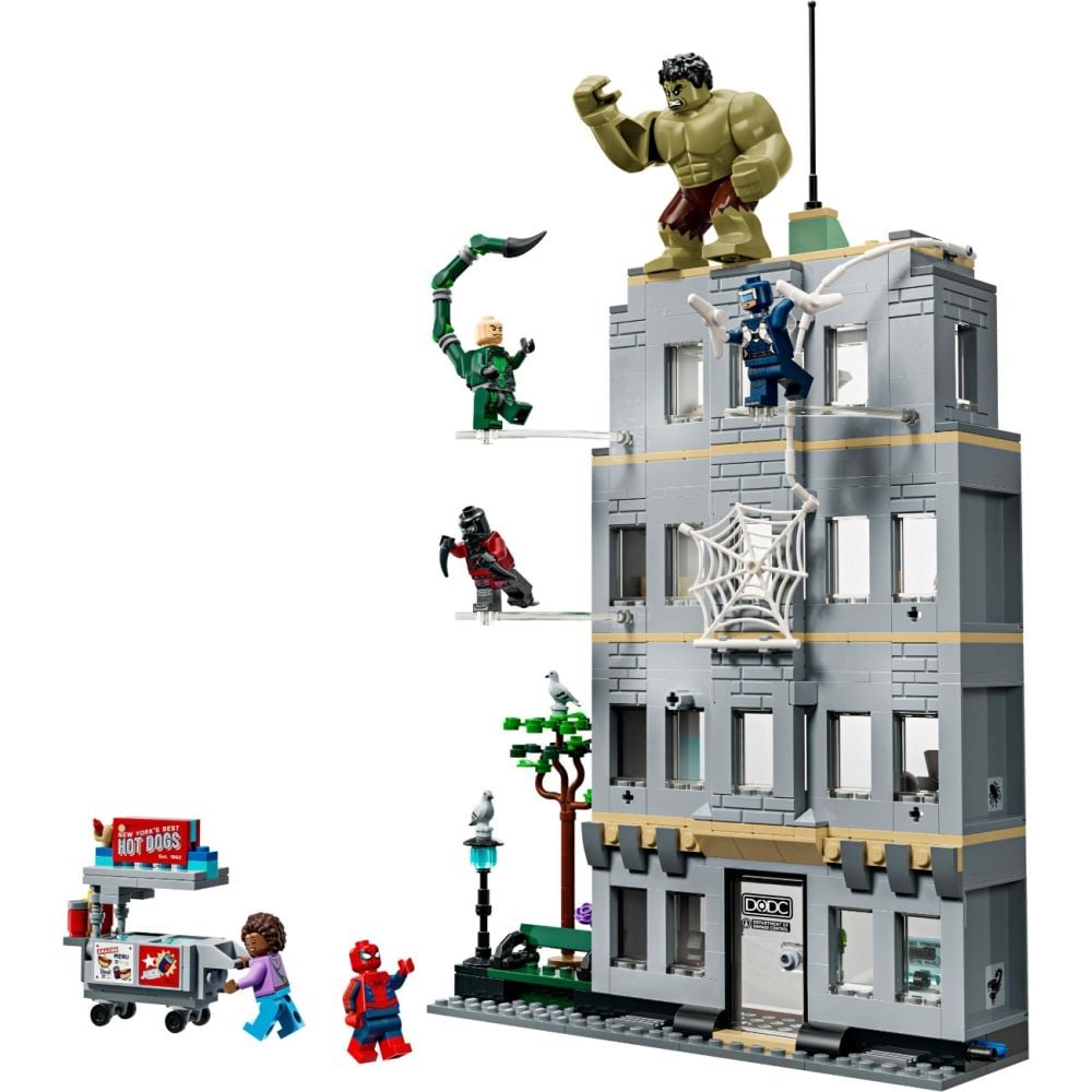LEGO® Marvel Super Heroes - Confruntarea memorabila dintre Omul-Paianjen si Hulk (76350)