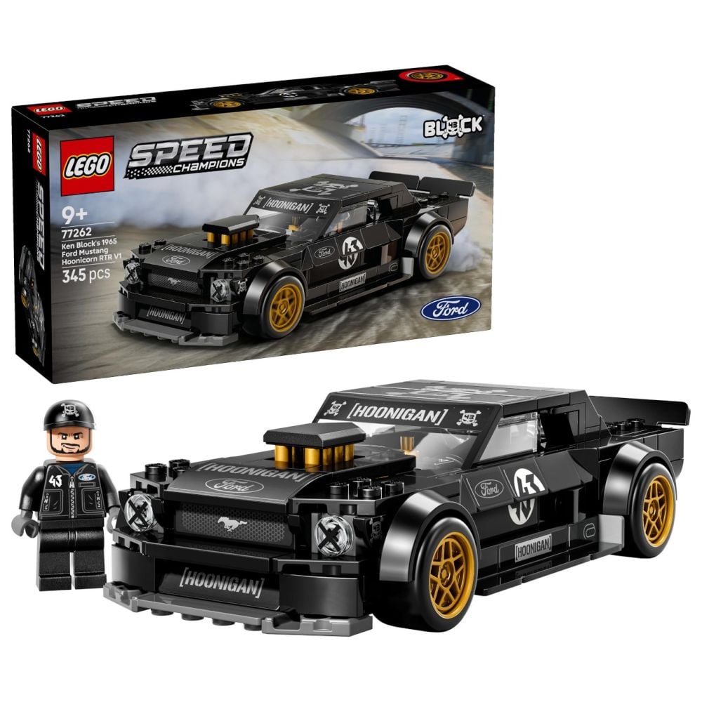 LEGO® Speed Champions - 65 Ford Mustang Hoonicorn V1 al lui Ken Block (77262)