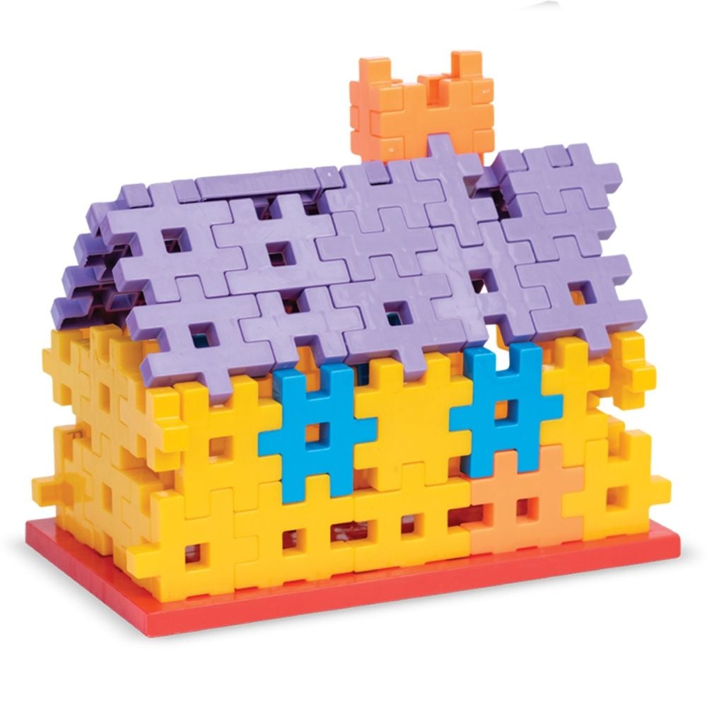 Set de constructie, Dede, Fun-Fun Puzzle, 160 piese