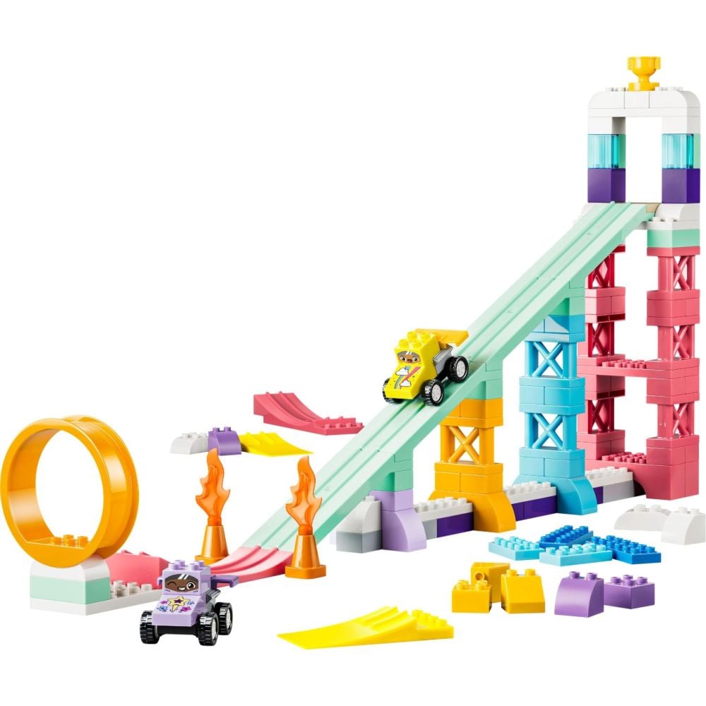 LEGO® DUPLO - Rampe creative cu vehicule 3 in 1 (10478)