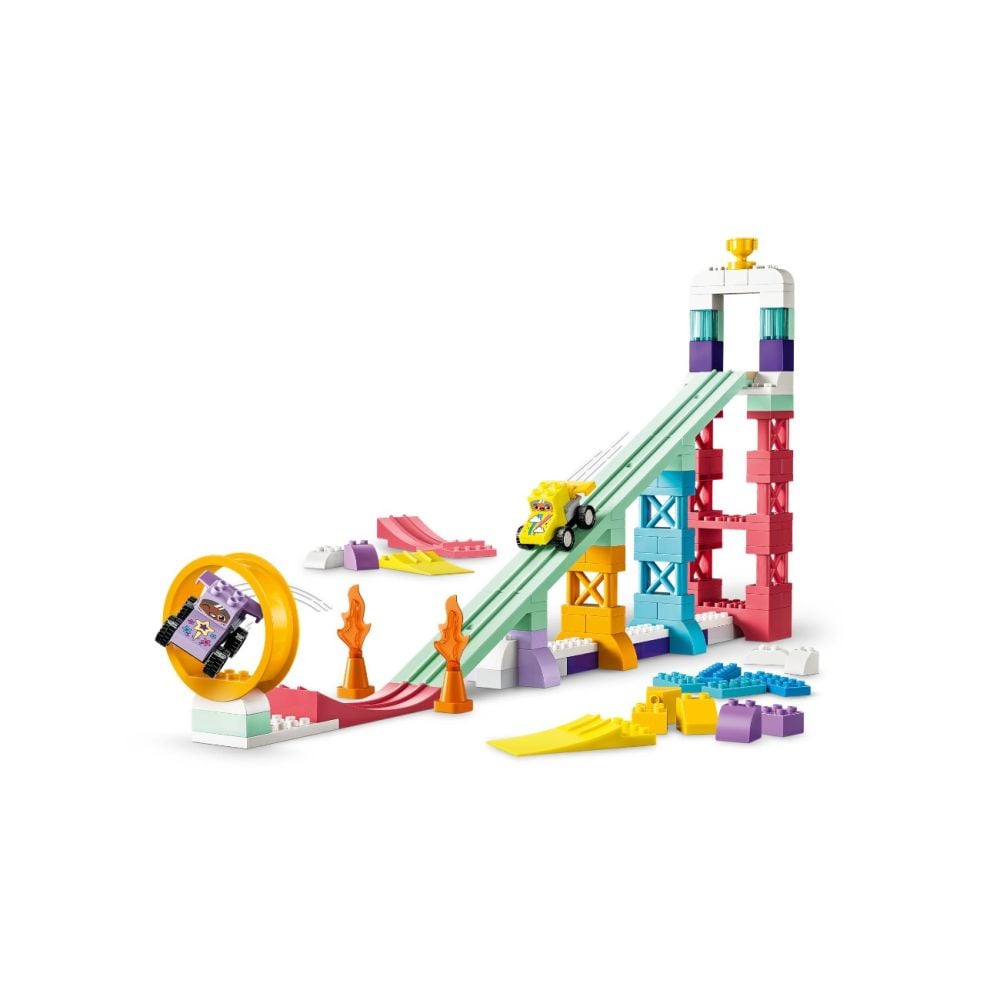 LEGO® DUPLO - Rampe creative cu vehicule 3 in 1 (10478)