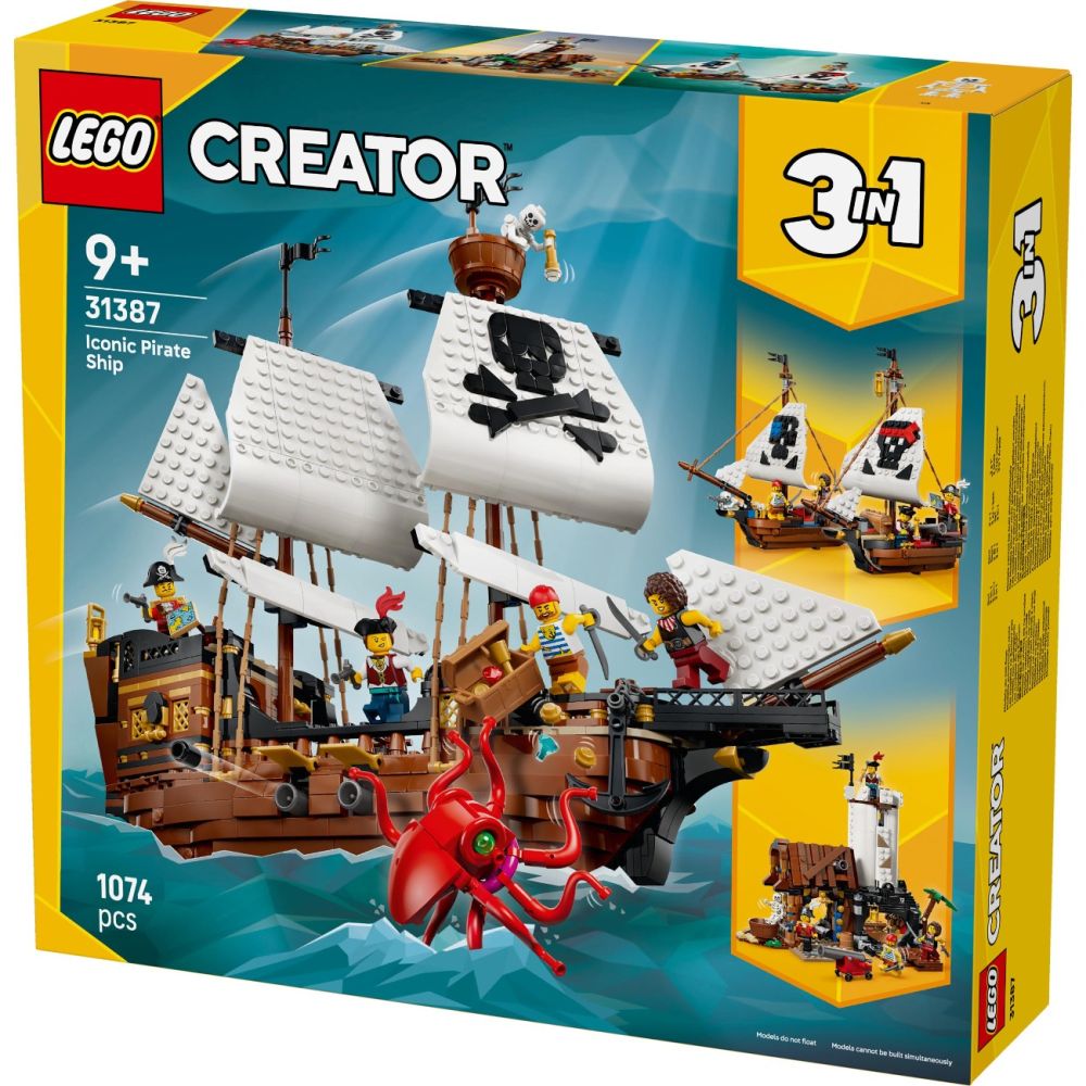 LEGO® Creator - Corabie de pirati emblematica (31387)