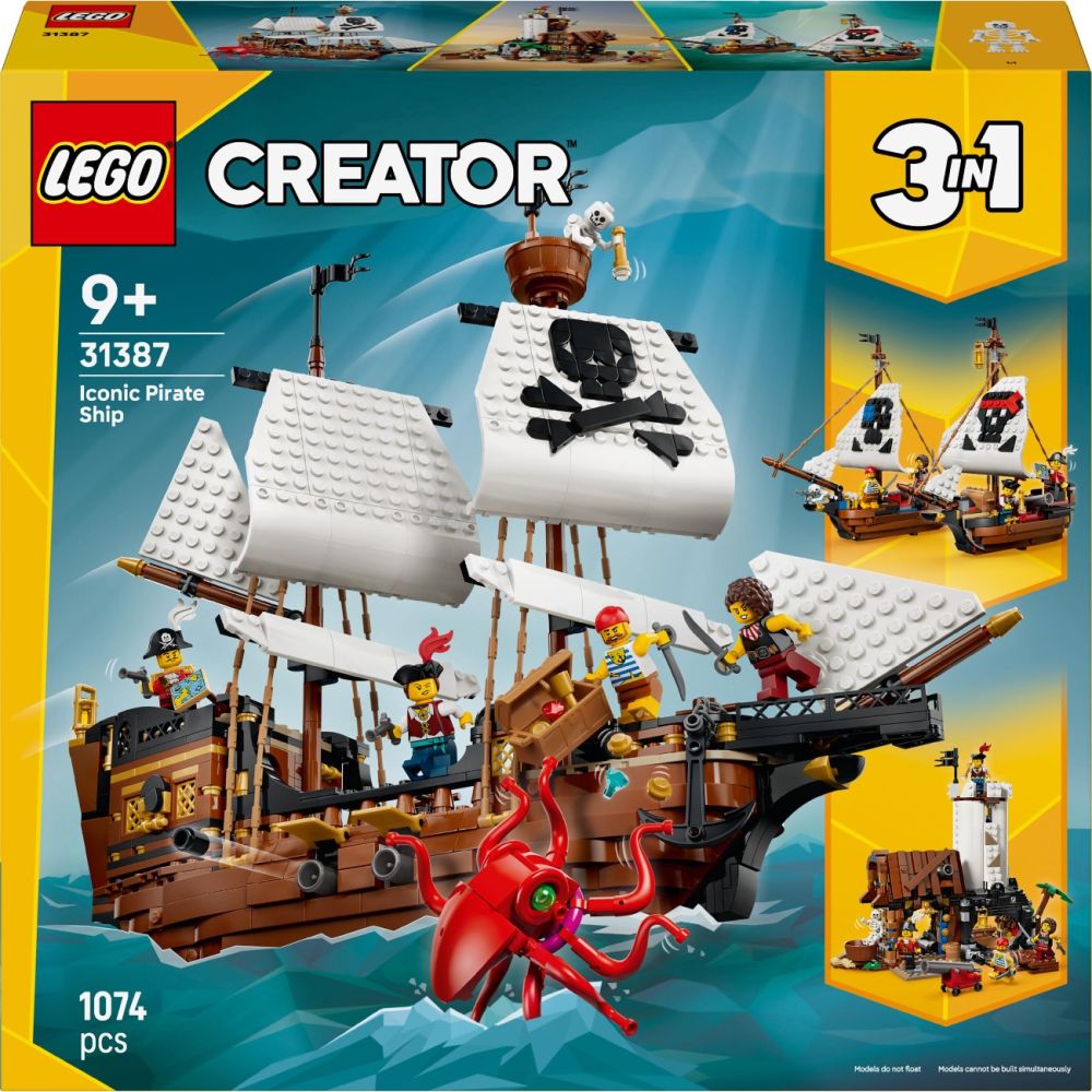 LEGO® Creator - Corabie de pirati emblematica (31387)
