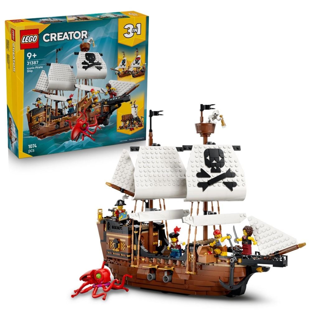 LEGO® Creator - Corabie de pirati emblematica (31387)