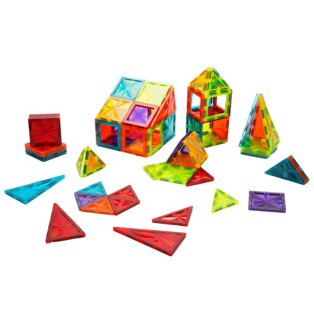 Set de constructie magnetic, Magnetigo, 72 piese
