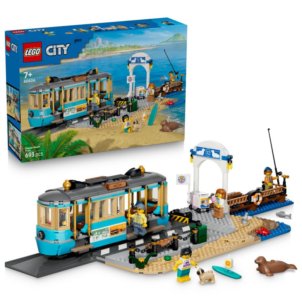 LEGO® City - Tramvai de plaja clasic (60506)