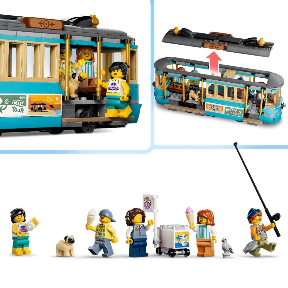 LEGO® City - Tramvai de plaja clasic (60506)