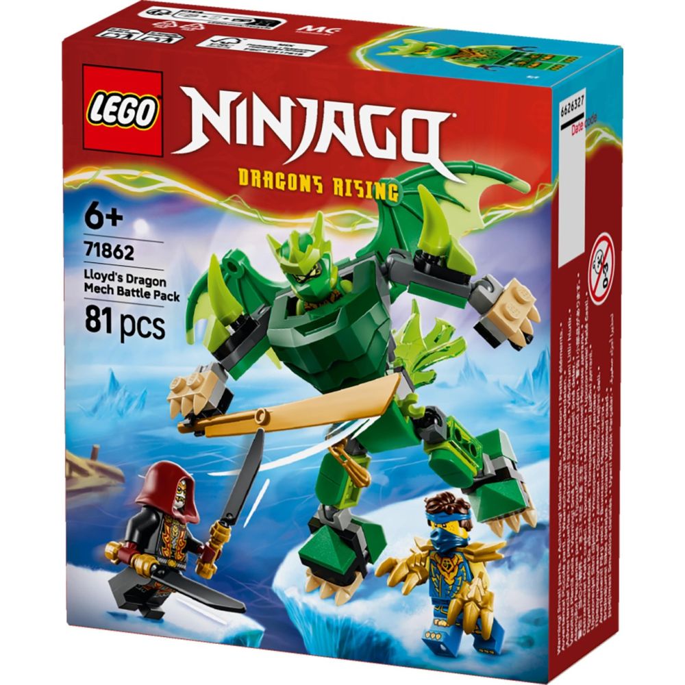 LEGO® Ninjago - Pachet de lupta cu robotul dragon al lui Lloyd (71862)