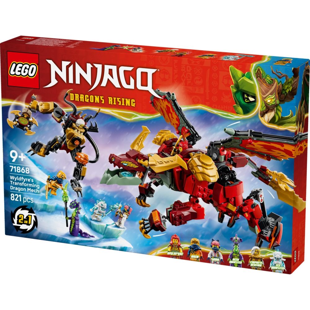 LEGO® Ninjago - Robotul Dragon transformator al lui Wyldfyre (71868)