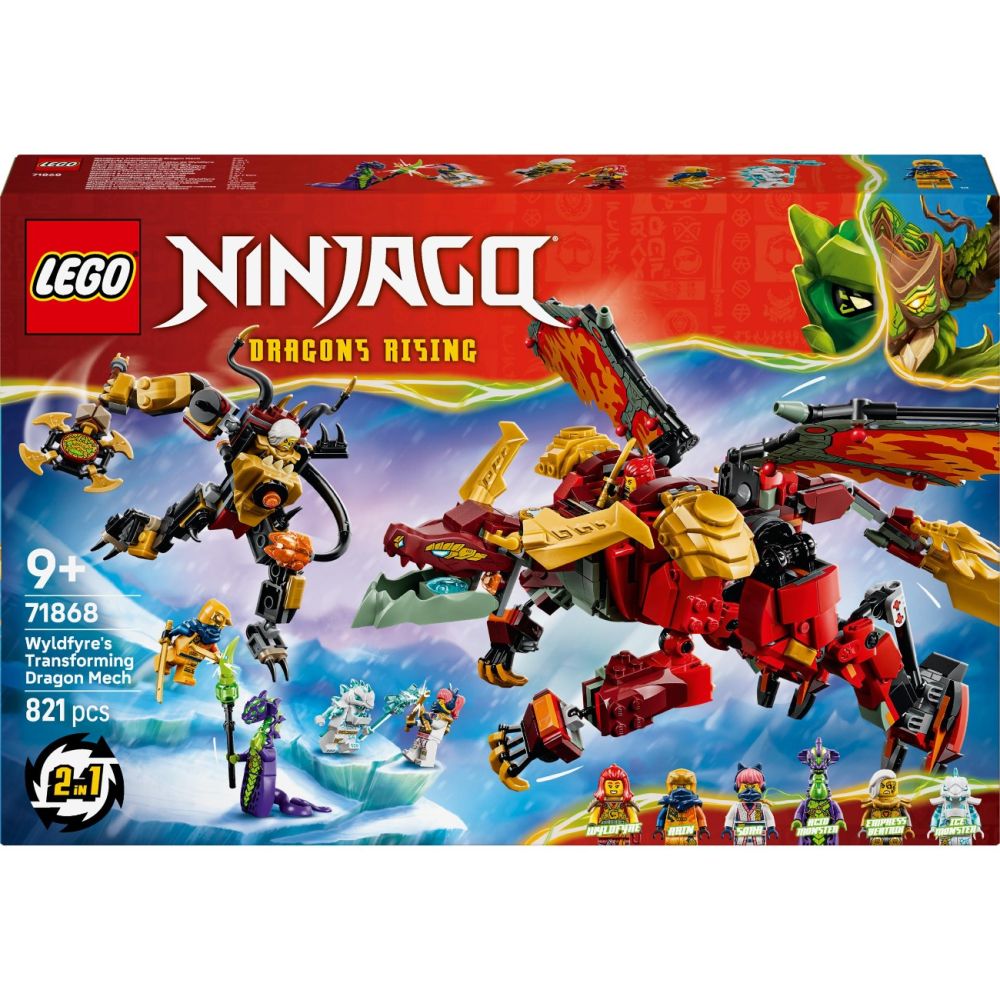 LEGO® Ninjago - Robotul Dragon transformator al lui Wyldfyre (71868)
