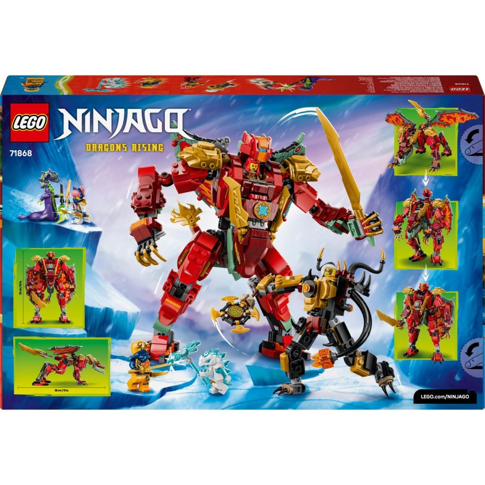 LEGO® Ninjago - Robotul Dragon transformator al lui Wyldfyre (71868)