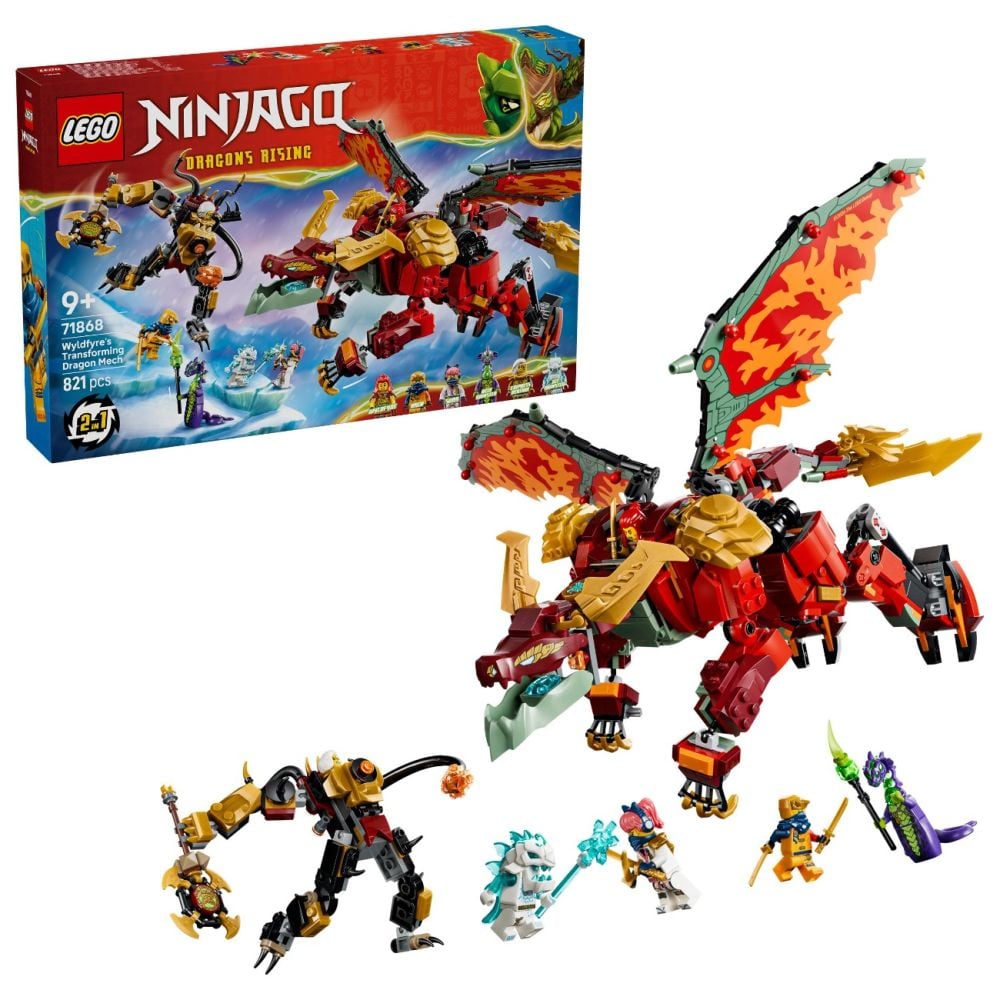 LEGO® Ninjago - Robotul Dragon transformator al lui Wyldfyre (71868)