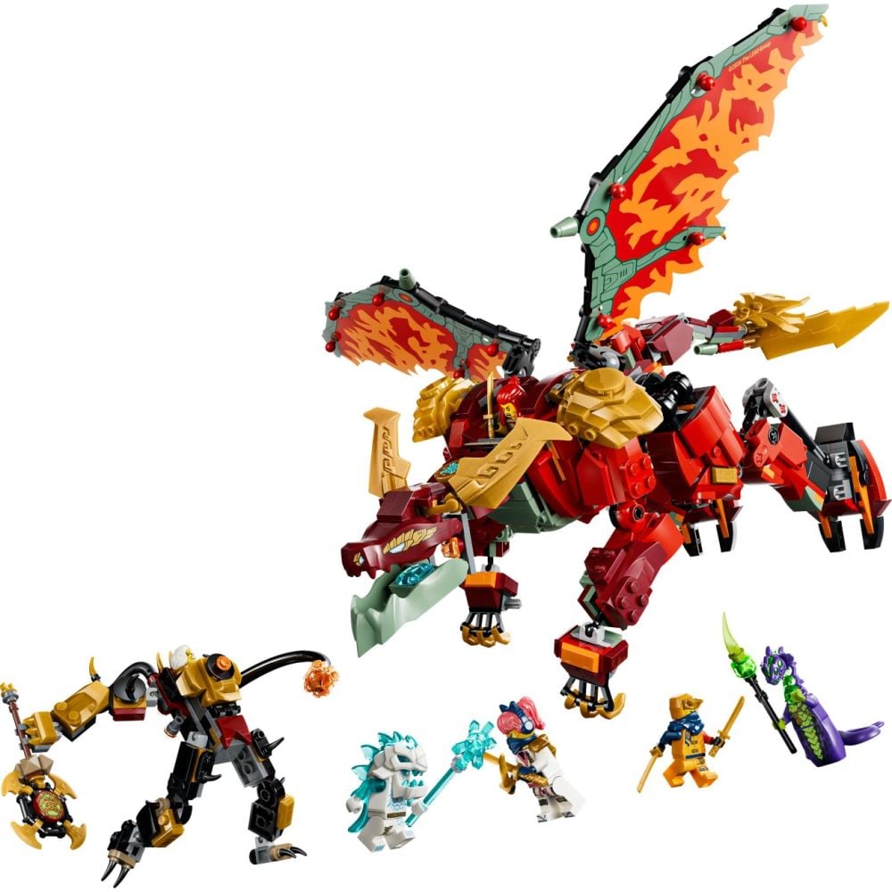 LEGO® Ninjago - Robotul Dragon transformator al lui Wyldfyre (71868)