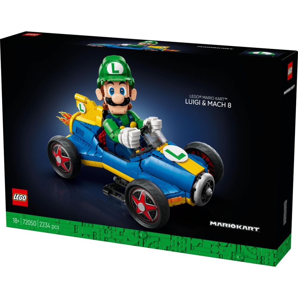 LEGO® Super Mario - Mario Kart - Luigi si Mach 8 (72050)