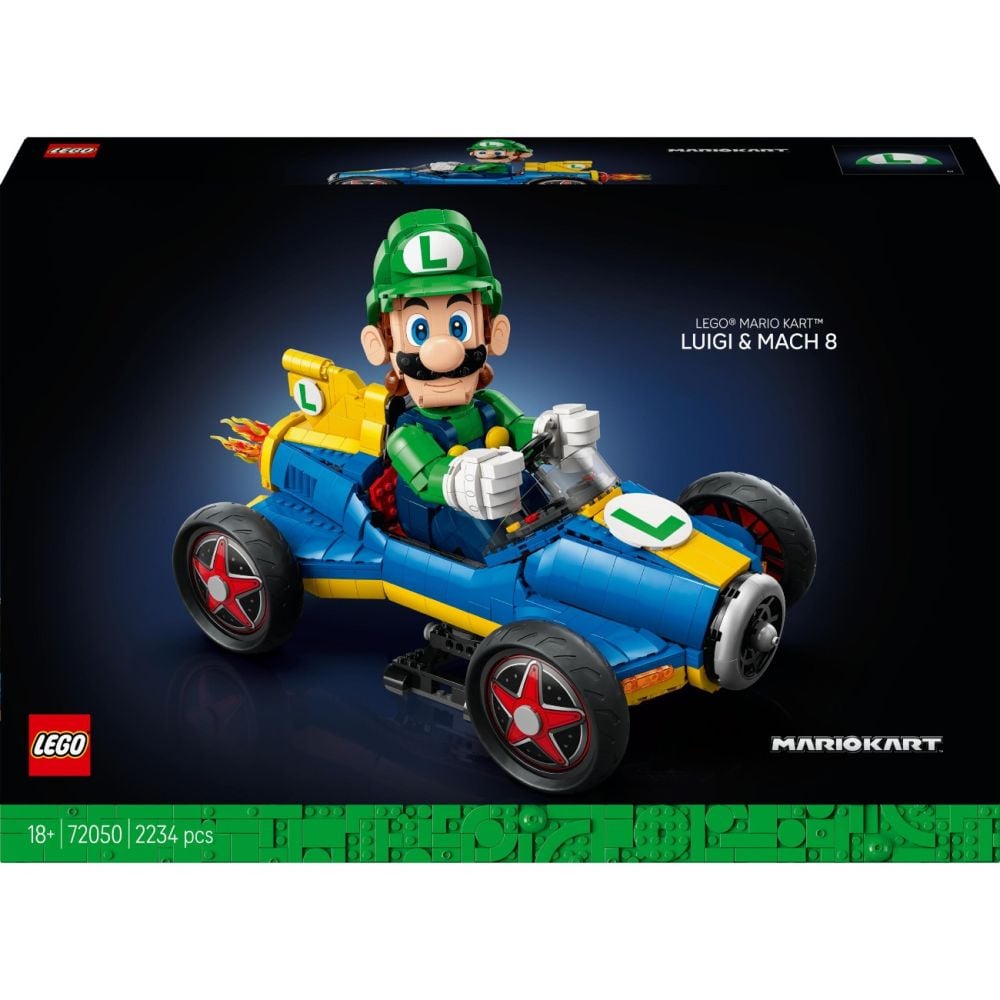 LEGO® Super Mario - Mario Kart - Luigi si Mach 8 (72050)