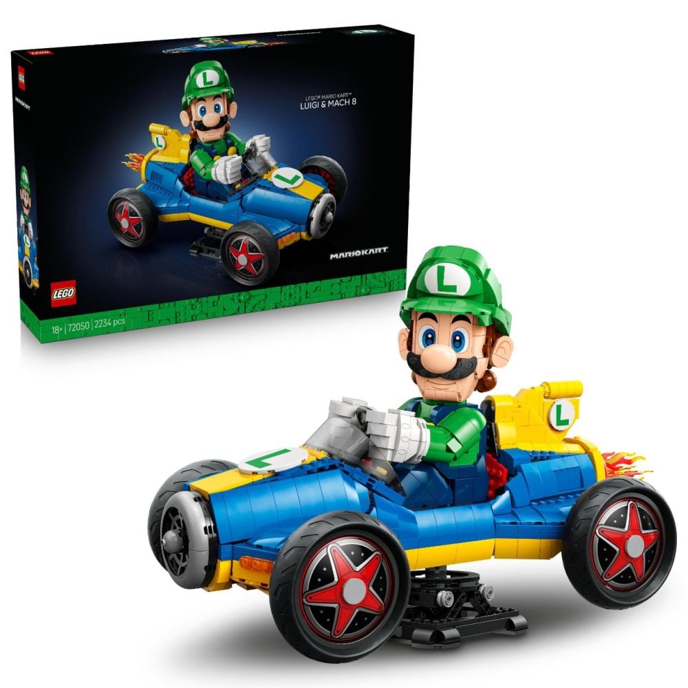 LEGO® Super Mario - Mario Kart - Luigi si Mach 8 (72050)