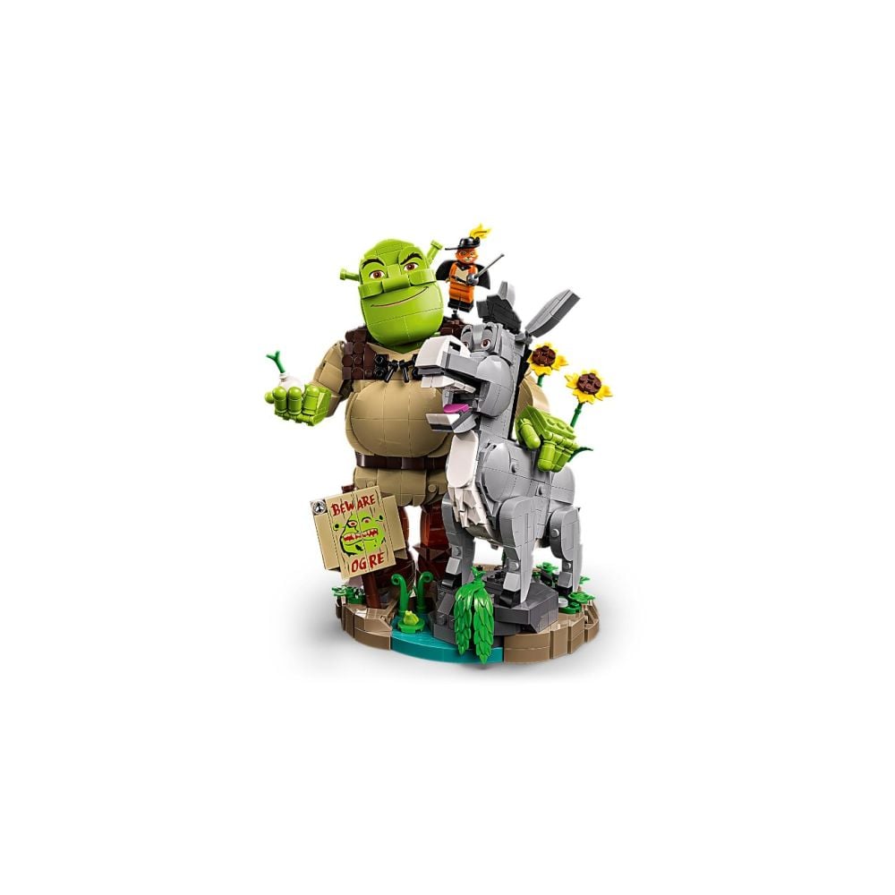 LEGO® Shrek - Shrek, Magarusul si Motanul incaltat (72423)