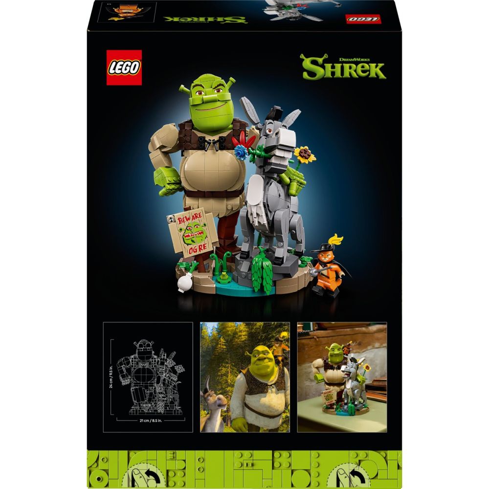 LEGO® Shrek - Shrek, Magarusul si Motanul incaltat (72423)