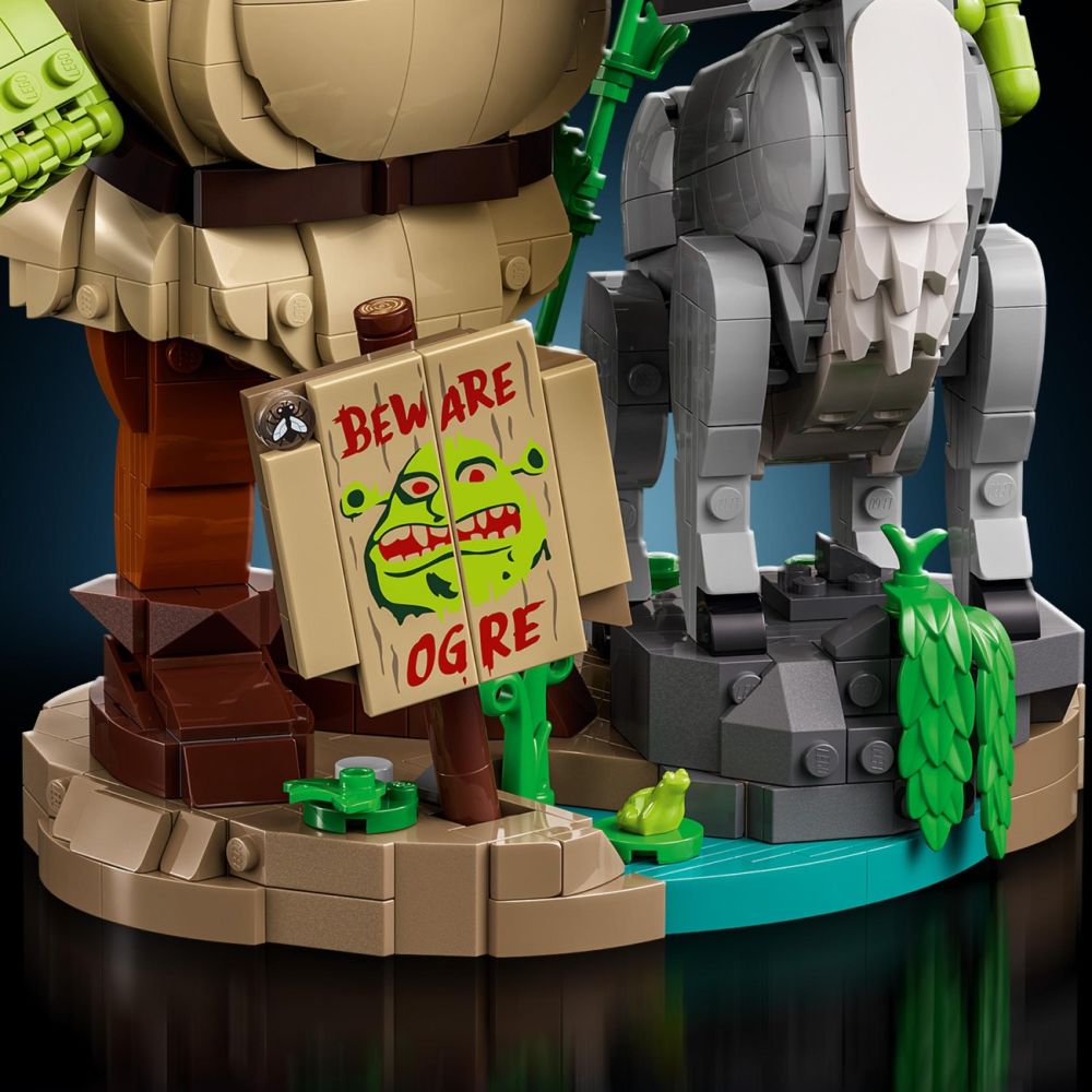 LEGO® Shrek - Shrek, Magarusul si Motanul incaltat (72423)