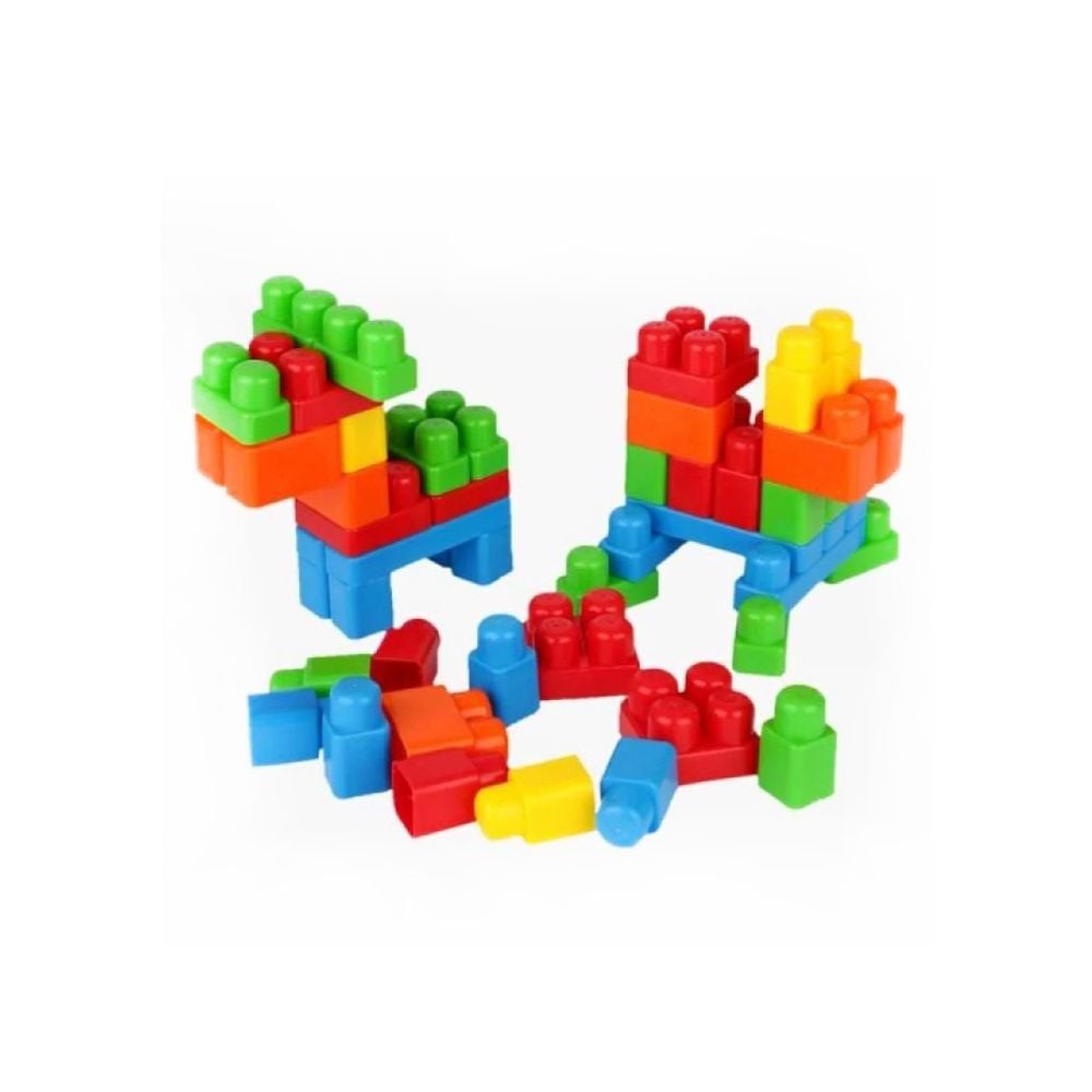 Set de constructie, Dede, Brio Blocks, 72 piese