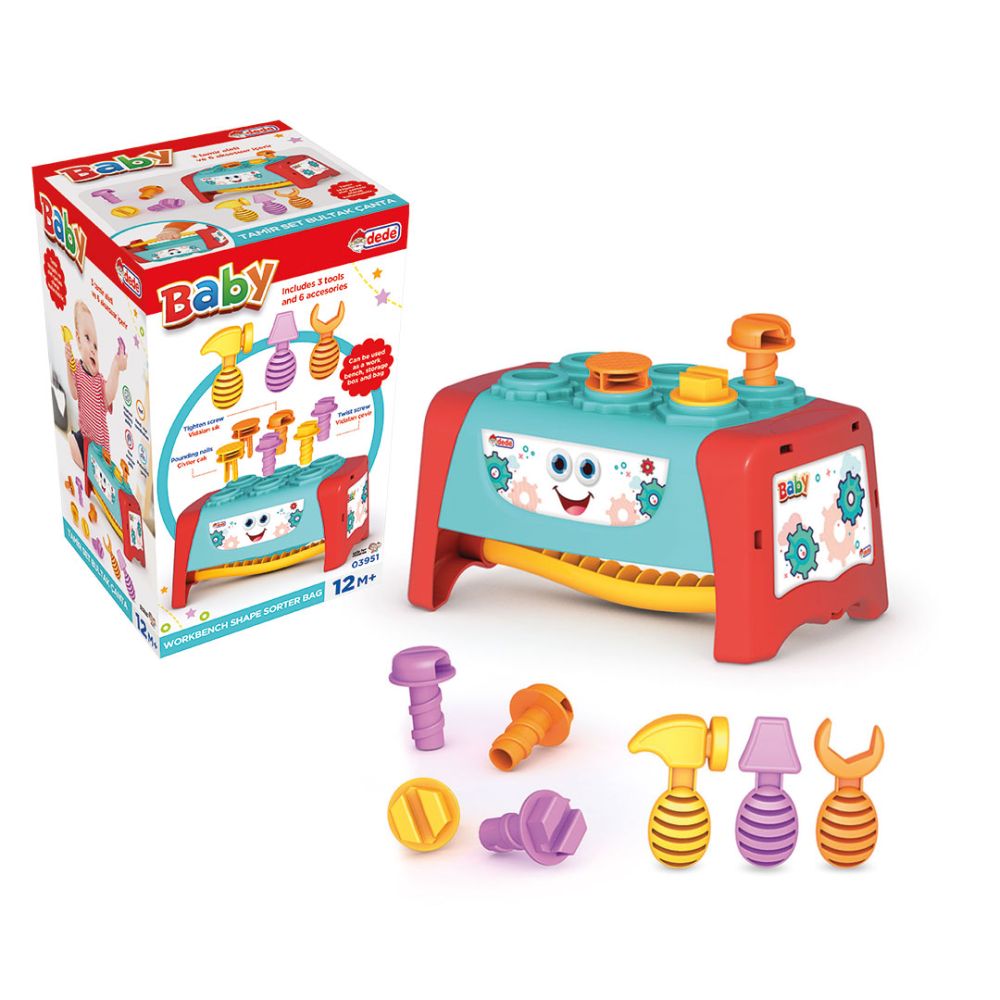 Set de joaca, Dede, Trusa cu scule si accesorii