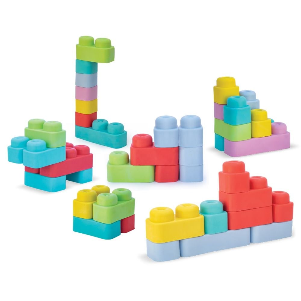 Set de constructie, Dede, Soft Big Blocks, 24 piese