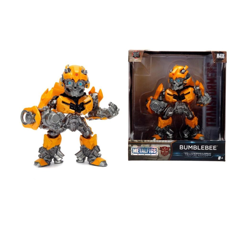 Figurina metalica, Jada, Transformers Bumblebee, 10 cm
