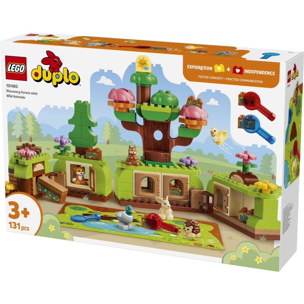 LEGO® DUPLO - Padurea descoperirilor cu animale salbatice (10480)
