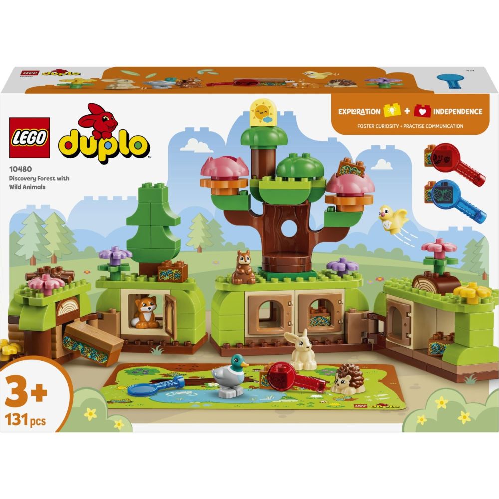 LEGO® DUPLO - Padurea descoperirilor cu animale salbatice (10480)