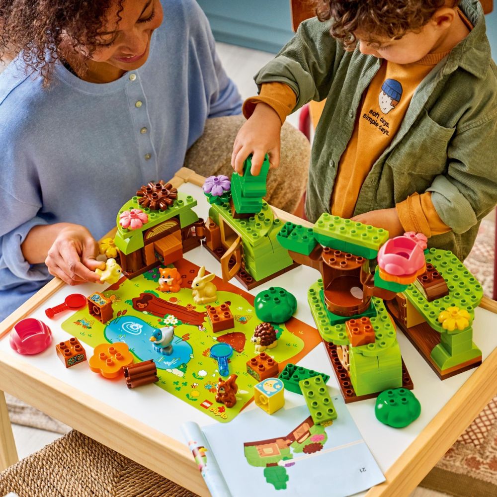 LEGO® DUPLO - Padurea descoperirilor cu animale salbatice (10480)