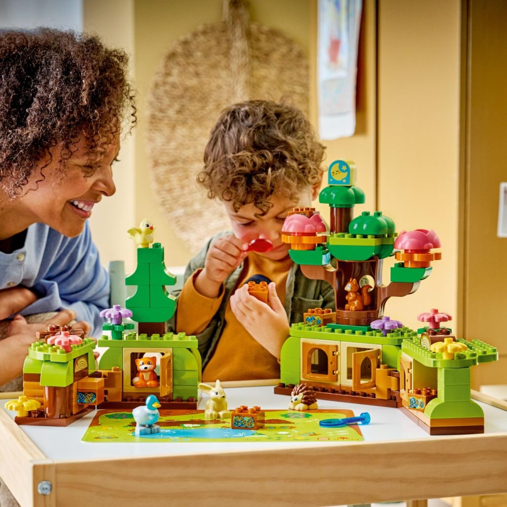 LEGO® DUPLO - Padurea descoperirilor cu animale salbatice (10480)