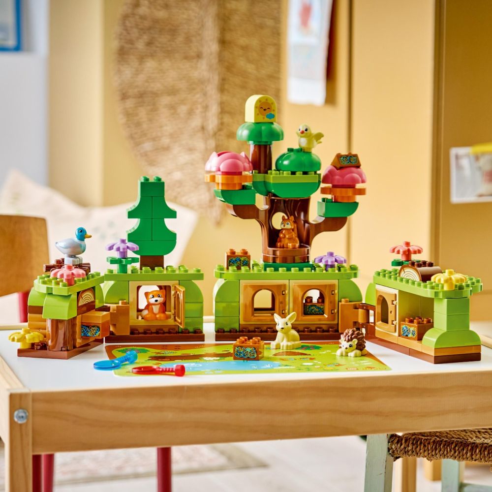 LEGO® DUPLO - Padurea descoperirilor cu animale salbatice (10480)
