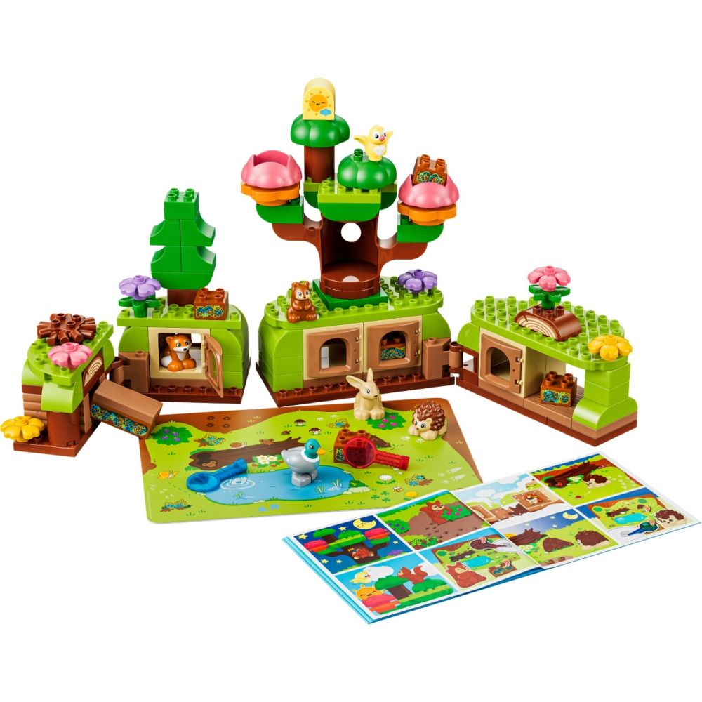 LEGO® DUPLO - Padurea descoperirilor cu animale salbatice (10480)