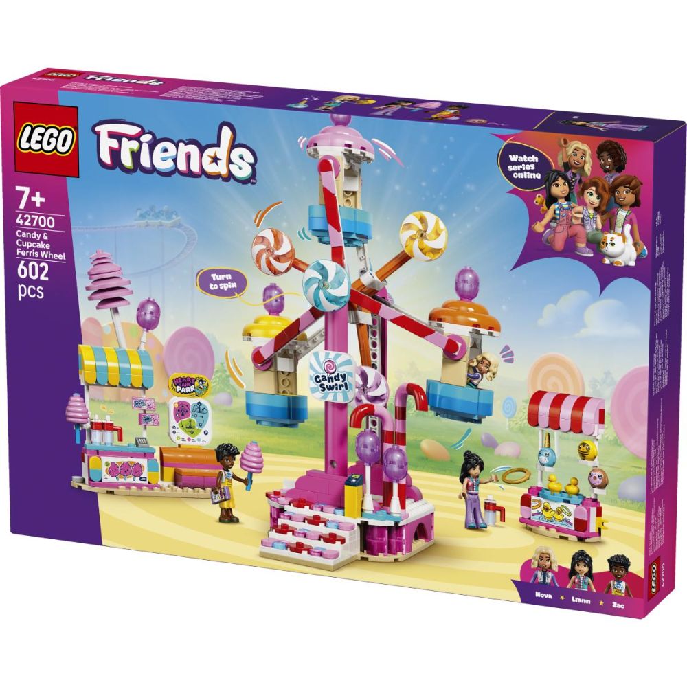 LEGO® Friends - Roata Ferris cu bomboane si briose (42700)