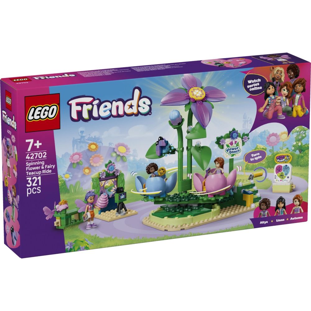 LEGO® Friends - Floare rotitoare si ceasca pentru zane (42702)