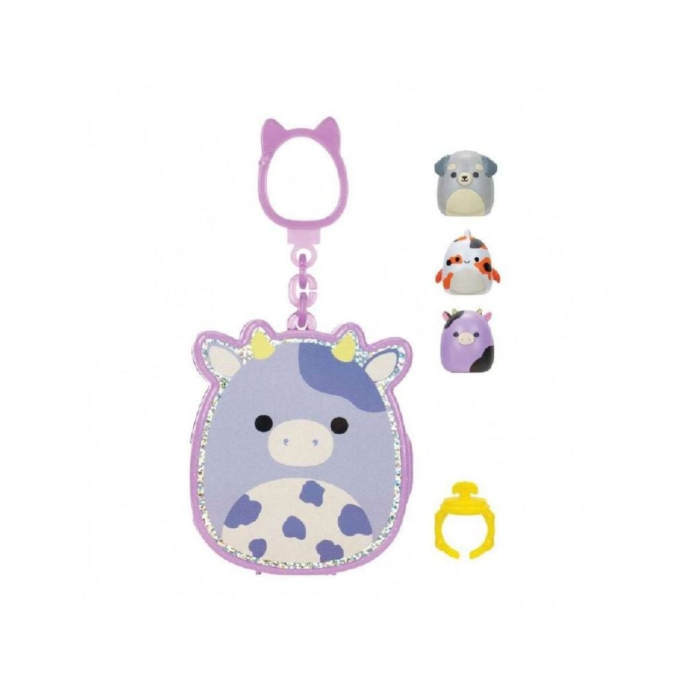 Set breloc cu figurine surpriza, Squishmallows, Squish a longs S1