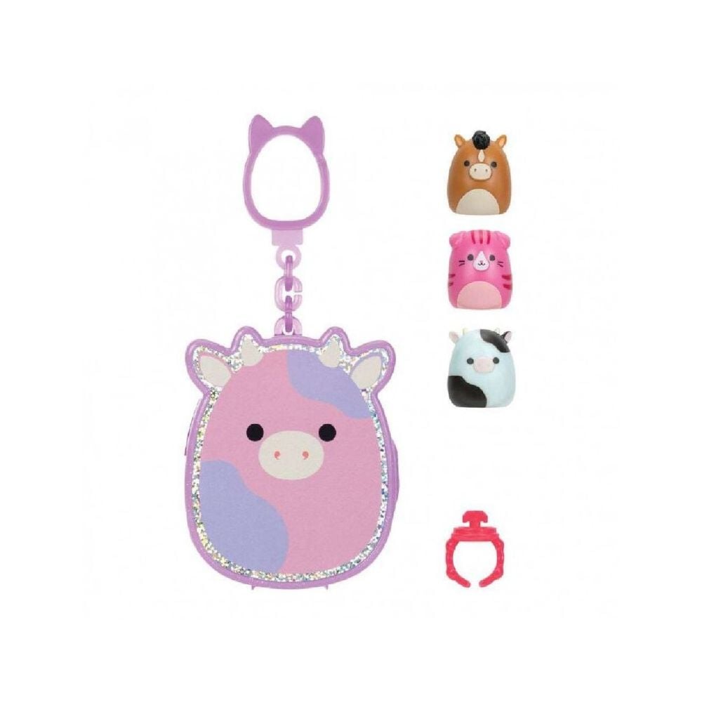 Set breloc cu figurine surpriza, Squishmallows, Squish a longs S1