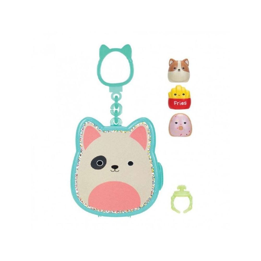 Set breloc cu figurine surpriza, Squishmallows, Squish a longs S1