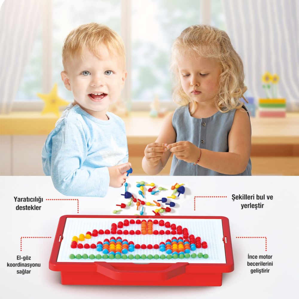 Joc creativ cu pioneze, Dede, My Friend, 260 piese