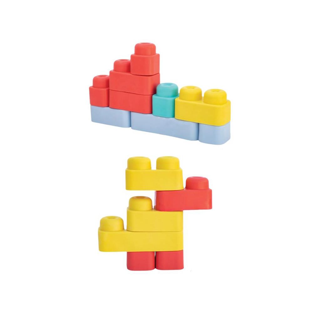 Set de constructie, Dede, Soft Big Blocks, 18 piese