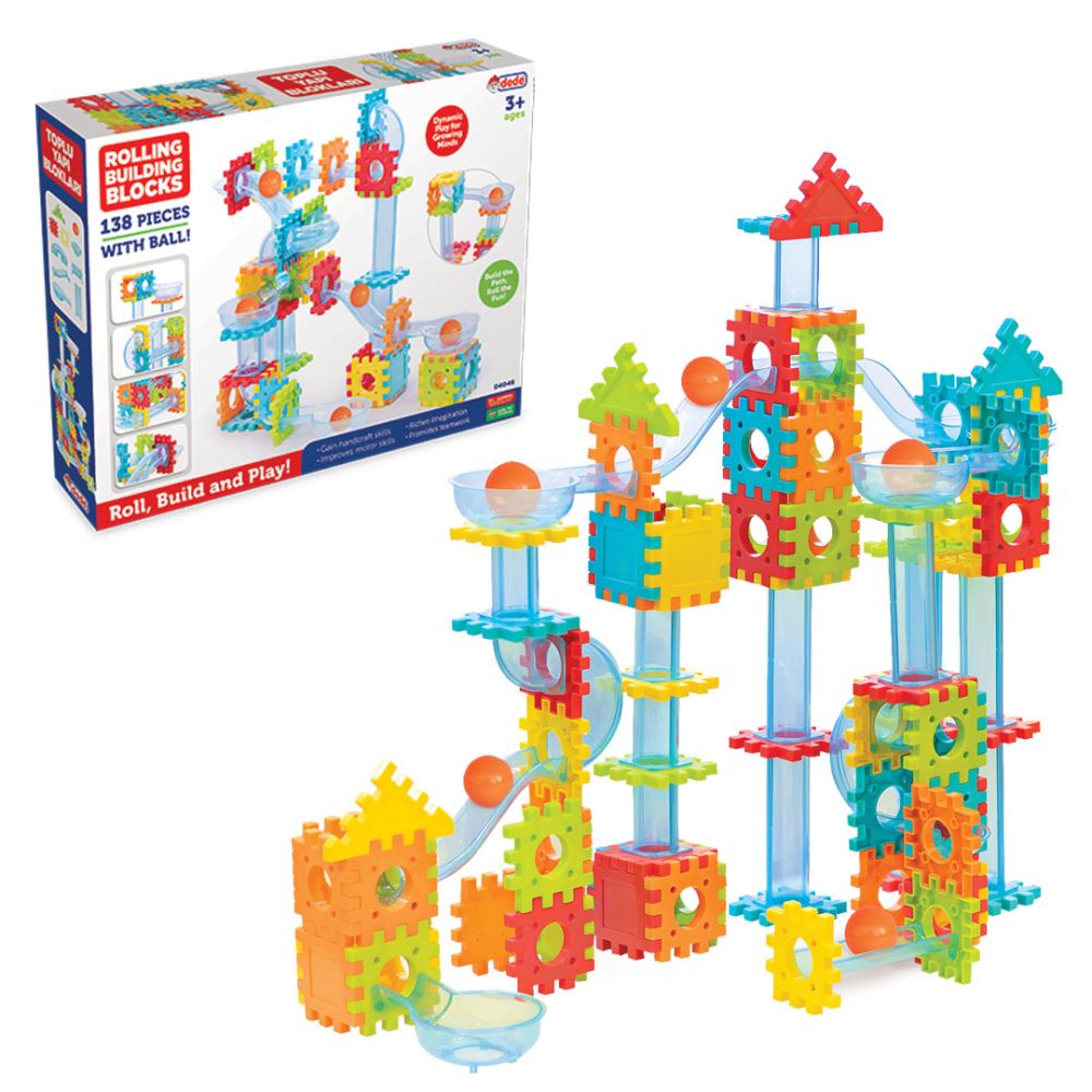 Set blocuri de constructie, Dede, 138 piese