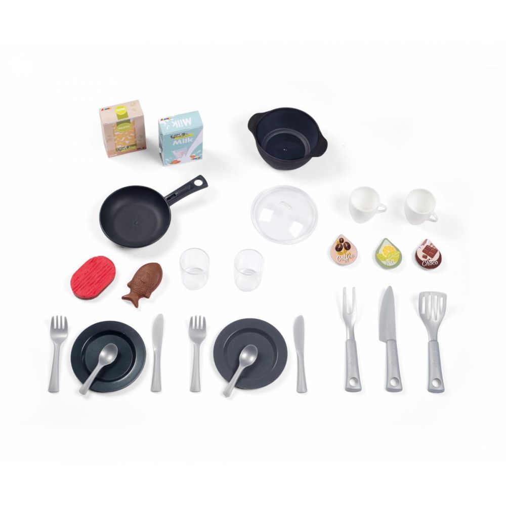 Set bucatarie cu accesorii, Smoby, Cherry, 25 accesorii