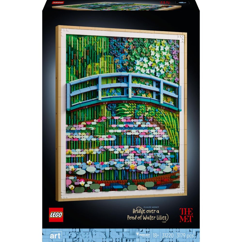 LEGO® Art - Claude Monet - Pod peste lac cu nuferi (31220)
