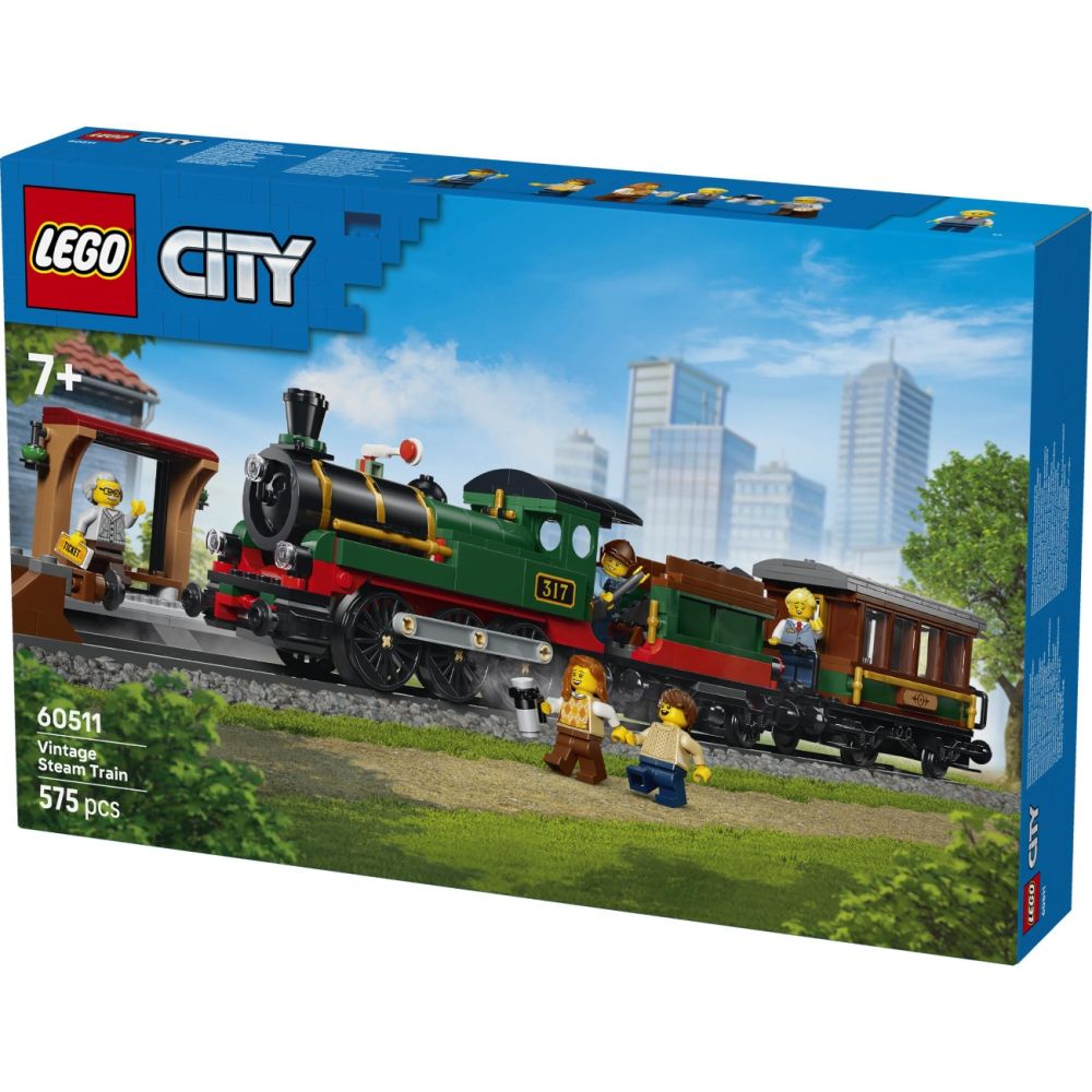 LEGO® City - Tren cu aburi vintage (60511)
