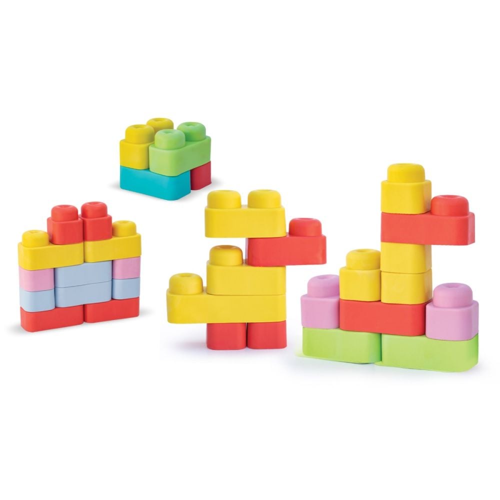 Set de constructie, Dede, Soft Big Blocks, 12 piese